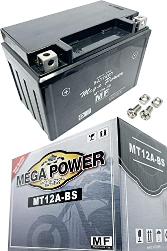 メガパワー バイクバッテリー MT12A-BS スカイウェイブ250 型式 CJ43A・CJ44A・CJ45A・CJ46A / スカイウェイブ400 型式 CK43A・CK44A・CK45A / GSX1300Rハヤブサ 型式 GW-71A